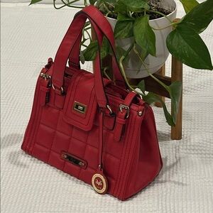 Versace Red Quilted Satchel 19-69